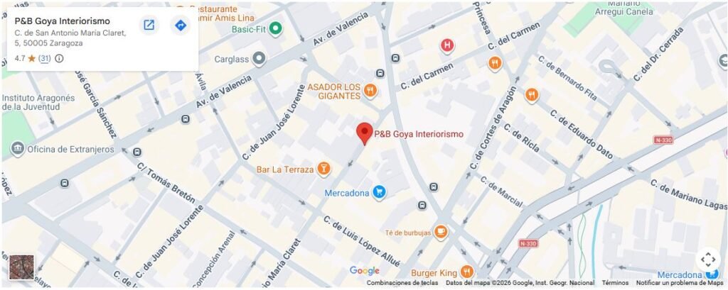 mapa pyb goya interiorismo